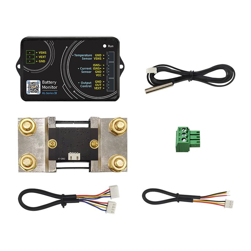 Batteriemonitor Bluetooth KL-F DC 0-120V 0-600A Batterietester Spannungsstrom VA-Messgerät Batterieladungszähler Kapazitätsanzeige