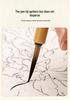 Chinese Painting Brush Set: Wolf Hair Line Drawing Brushes for Gongbi, Flower, and Bird Art