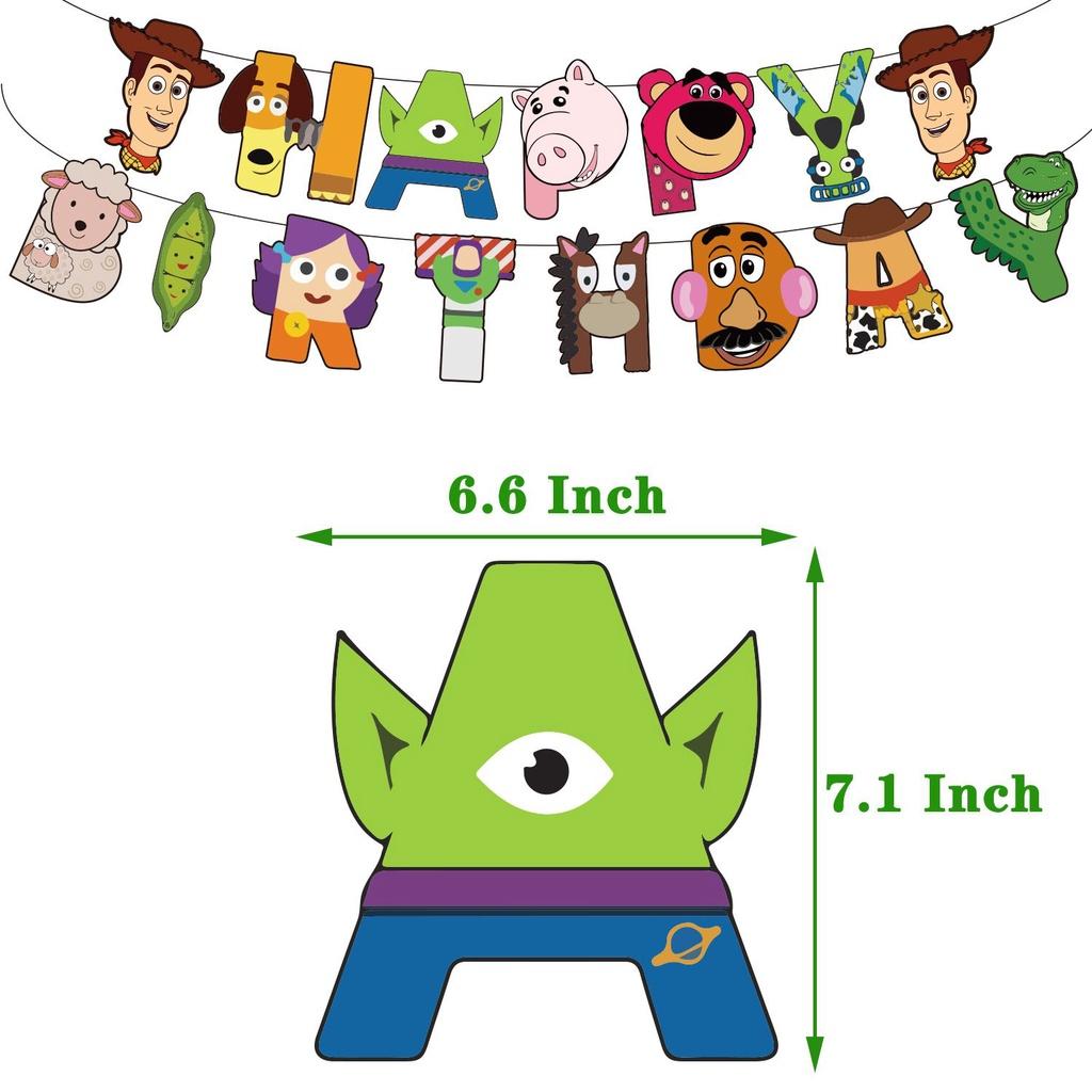 Disney Toy Story Buzz Lightyear Birthday Party Banner Supplies Set For Kids Vibrant And Festive Décor