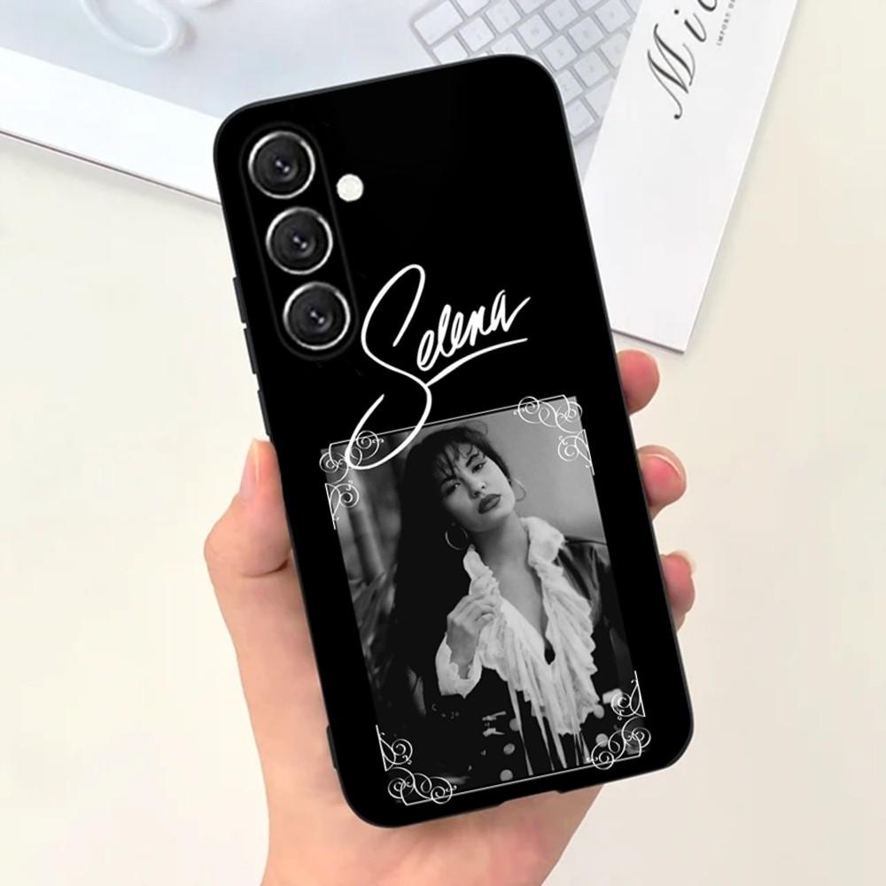 S-Selena Quintanilla Phone Case For Samsung S25,S24,S21,S22,S23,S30,Ultra,S20,Plus,Fe,Lite,Note,10,9,5G Black Cover