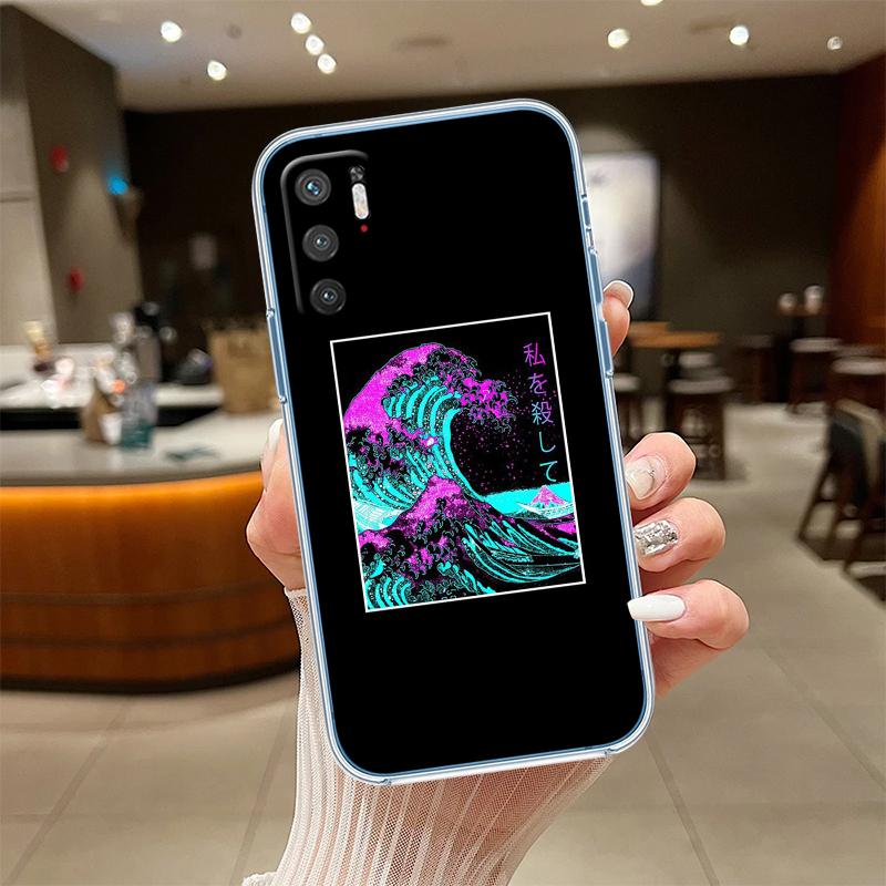 UP32 Great Wave off Kanagawa Transparent Phone Case for Motorola Moto Edge 20 30 40 50 S30 Fusion Ultra Pro Neo Lite + G200 G23