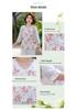 Elegant Summer Short-Sleeved Top for Middle-Aged Women