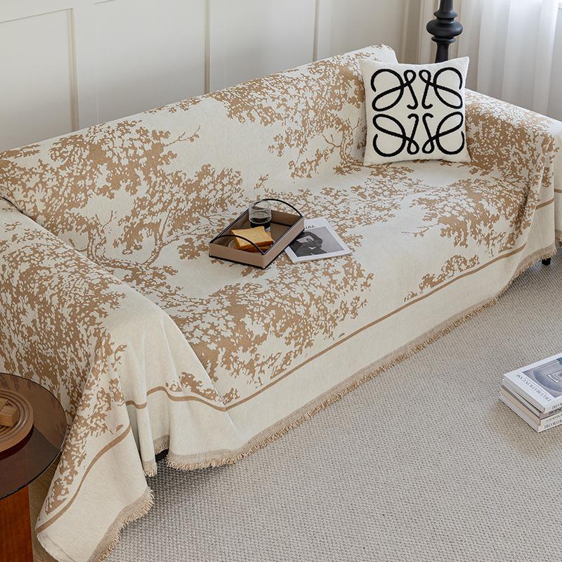 Chenille Jacquard Sofa Towel Four Seasons Universal Anti-Scratching Sofa Cover Cloth Whole All Wrapped Cover Cover Full-Cover Sofa Cushion