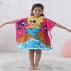 Beach Towel For Kids Hooded Bath Towel Poncho Kids Towel Microfiber Baby Towel For Girls 2-6 Years Bathroom Beach Swim Cover