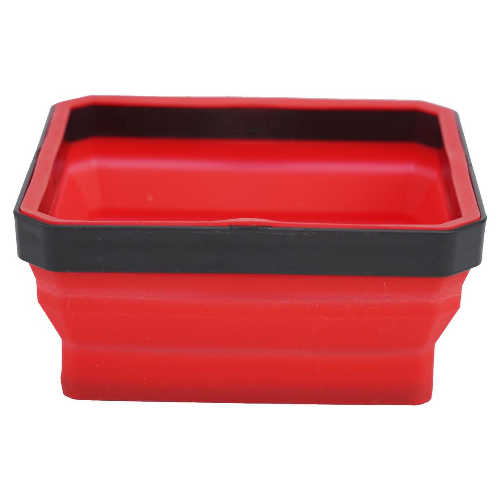 4.5Inch Collapsible Magnetic Screw Tray Silicone Bowl Tool Part Storage Box Organizer For Plumber Carpenters