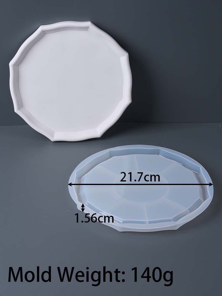 

Large Octagonal Storage Tray Silicone Mold DIY Jewelry Display Plate Crafts Making Plaster Resin Coaster Casting Molds Home Deco