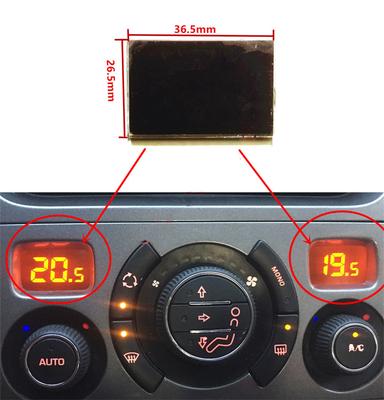 1 יחידות ACC LCD Dispaly מסך מיזוג אוויר מסך מידע עבור פיג'ו 308 308CC פאנל מיזוג אוויר