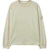 STONE ISLAND Ghost Series Ss25 Ghost Pieces Lightweight Cotton Crew Neck Sweatshirt Unisex Sweatshirt Beige K1S1561000-11S00F3-V0090