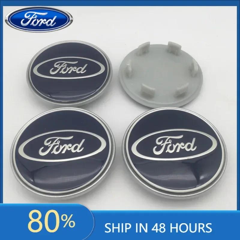 

Car Sticker Ford 2025 Hot 4pcs 3D for ford 63mm Car emblem Wheel hub Center Cap Badge covers sticker Decal styling auto Accessor