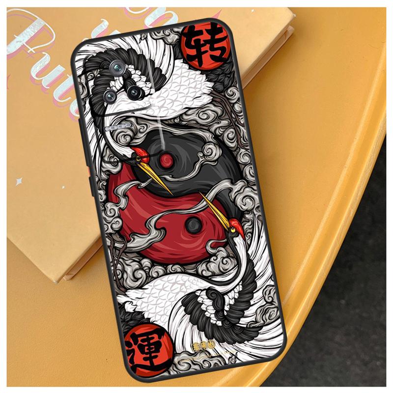 Art Crane Waves Funda For Xiaomi 17 Pro Max 13T 14T 15T 14 15 Ultra POCO X7 X5 X6 F5 F6 F7 Pro F8 Ultra Case