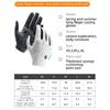 ROCKBROS Cycling Gloves Half Finger Breathable MTB Road Bike Gloves Shock Absorption Thickened Palm Pad Anti-slip Bicycle Gloves