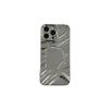 Applicable to Apple 11PRO wave mirror electroplating mobile phone case iPhone11/11 silver all-inclusive anti-drop protective case