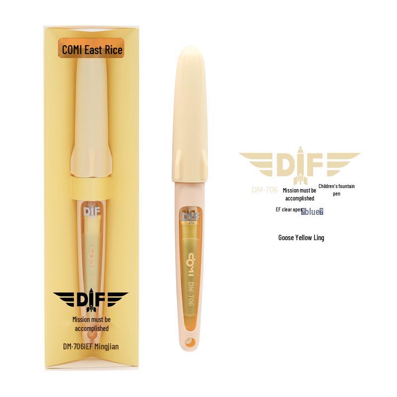 Mission Accomplished Children s Ergonomic Pen, Fine Nib, Replaceable Cartridge, Pure Blue for Elementary Students 0.5mm