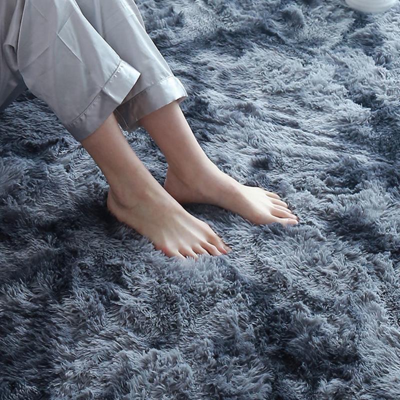 Thicken Home Bedroom Carpet Cute Girl Room Full of Net Red Wind Bedside Blanket Living Room Coffee Table Home Mat