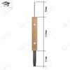 Piano Tuning Maintenance Tool 1505 Key Hole Bracer Key Hole Cork Piercing Tweener Piano Repair Kit for Keyboard Fixing