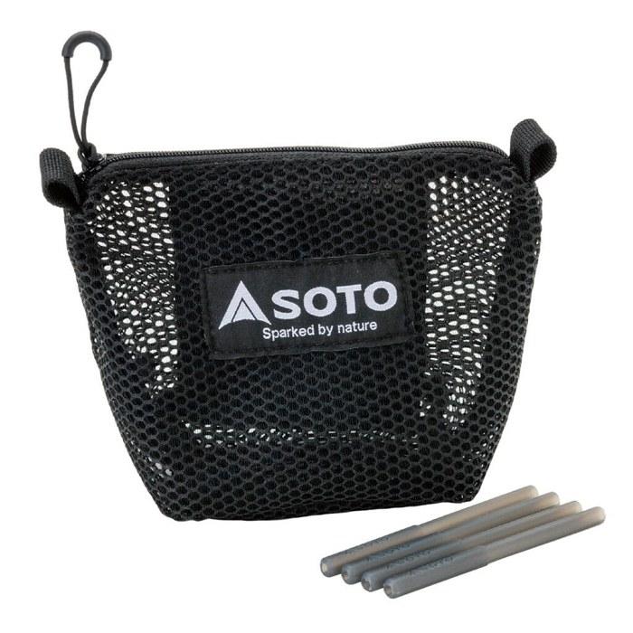 SOTO Fusion Stove ST-330 + Fusion Pouch ST-3301 (with Assist Grip) Silver