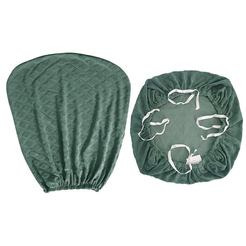 Funda para Silla de Oficina, Fundas Elásticas para Asiento de Silla de Ordenador, Cubre Asiento Elástico para Escritorio, Funda Protectora Removible Lavable para Silla de Comedor Cocina