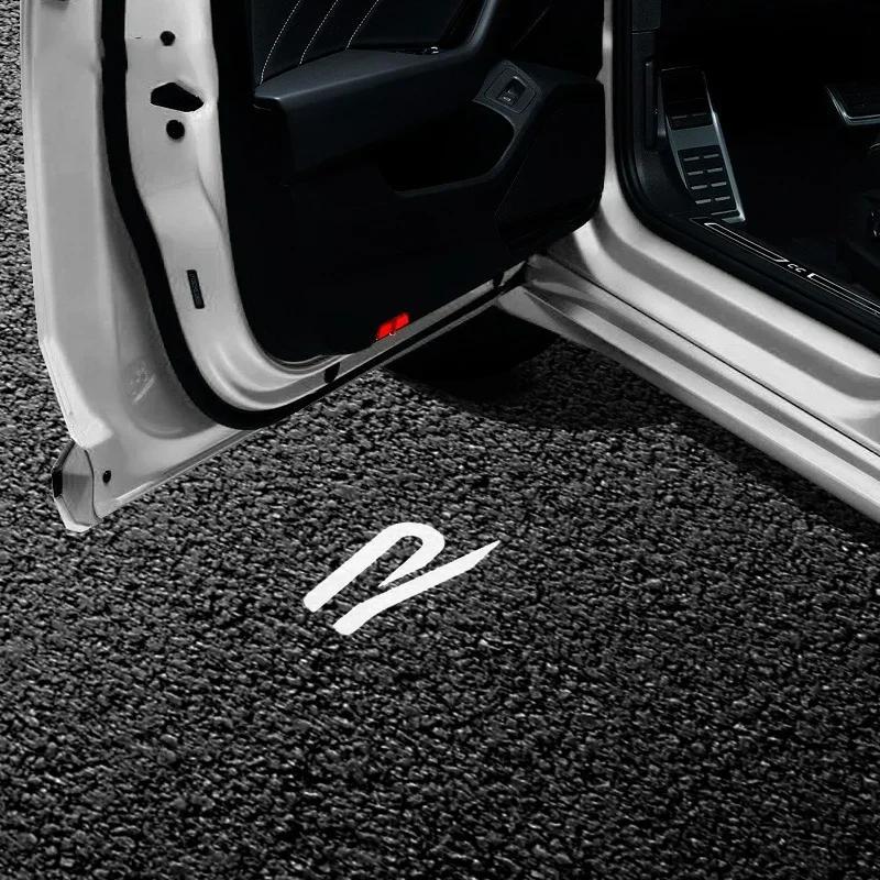 For VW VOLKSWAGEN 2026 New 2Pcs LED for Golf 5 6 7 8 SR R LINE LOGO Tiguan Arteon CC Jetta Passat EOS POLO Car Door Projector Li
