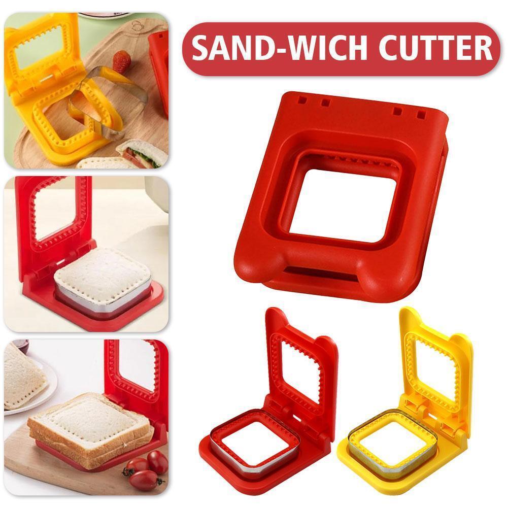Square Sandwich Cutter And Sealer Set For Kids Lunch Sandwiches Decruster 2024,