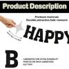 24-Pcs ‘Happy Birthday Loca’ Banner Set, Glitter Party Banners, Vampire Birthday Party Decorations, Suitable for Birthday and Party Decorations