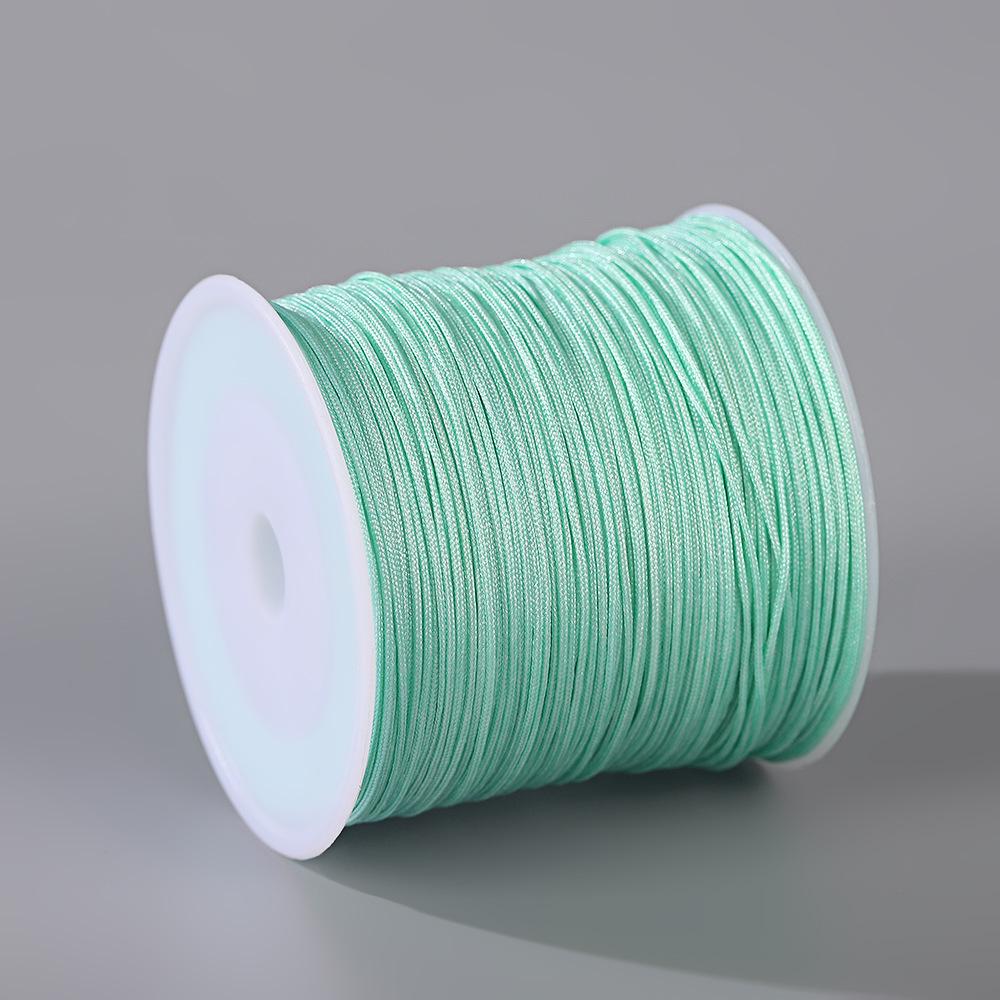 Handmade No. 72 Jade Thread - 0.8mm Wear-Resistant String for Jewelry Crafting, Hand Rope, Bracelets, DIY Necklaces, 50m