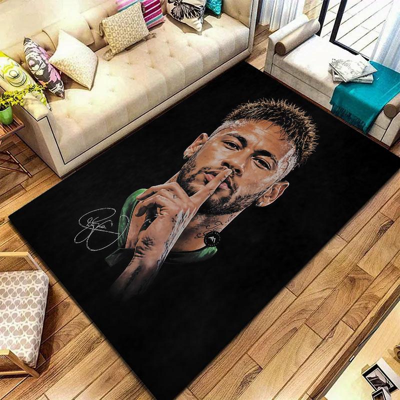Neymar Carpet Rug for Living Room Bedroom Home Sofa Decoration,Kids play Non-slip Floor Mat