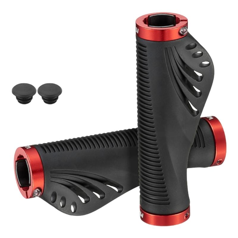 1pair Bike Handlebar Grips Bilateral Locks Road Bikes Handlebar Grips Replacement Cycling Handle Grips Easily Install