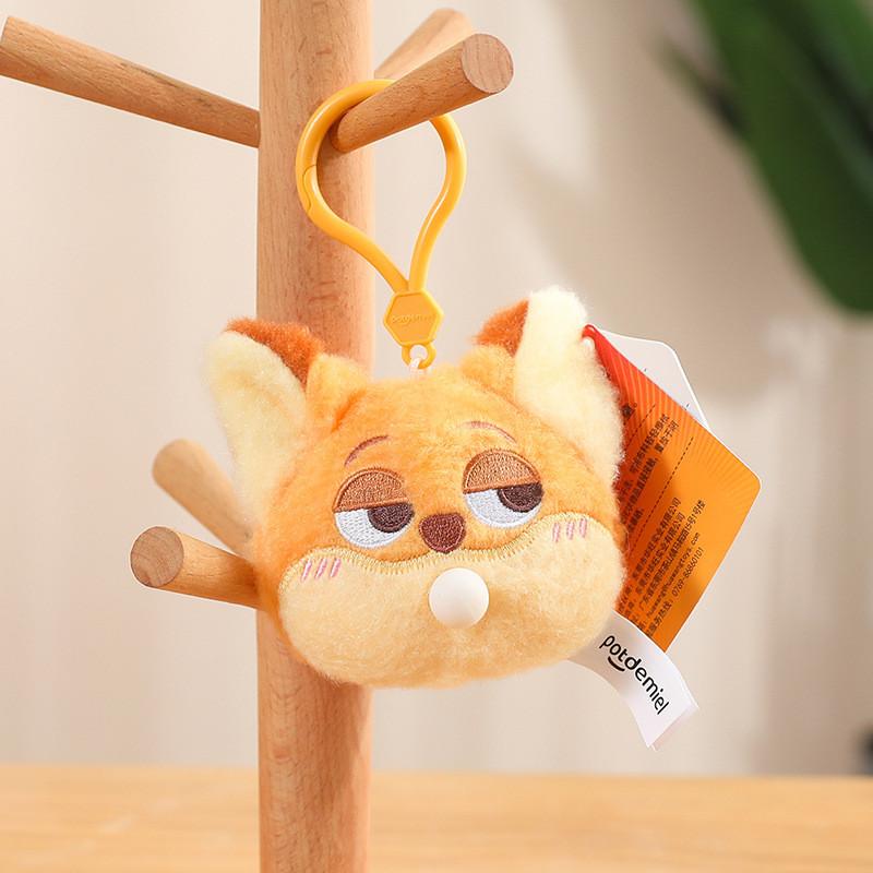 Animal Zootopia Sweet Plush Keychains Featuring Judy And Nick Perfect For Occasion Any