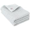 Bloom Imabari Certified Mini Bath Set of Made In Japan Towels, 2, Ash, Small, 40x100cm, Absorbent, Quick-Drying, Durable, 100% Cotton, (Blue)
