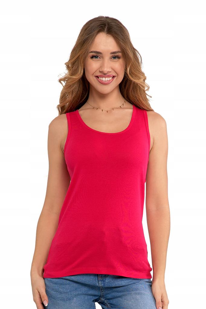 Women's Cotton Tank-Top Classic MORAJ 4XL FUCHSIA