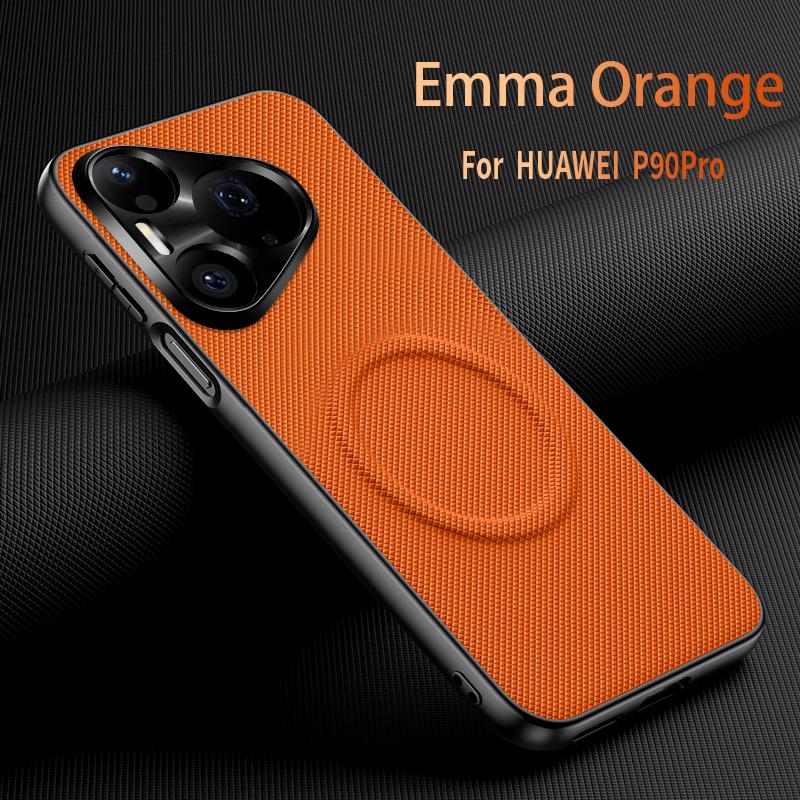 For Huawei Pura 90 Pro Max Fabric Leather Lens Protection Case For Pura 80 Ultra 70 60 50Pro For Magsafe Wireless Charging Cover