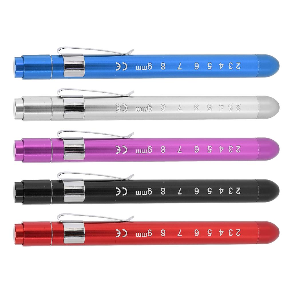 Yellow Pen Light Gauge LED Aluminium Alloy Portable Medical Inspection Pen Lamp for Nurses Doctor
