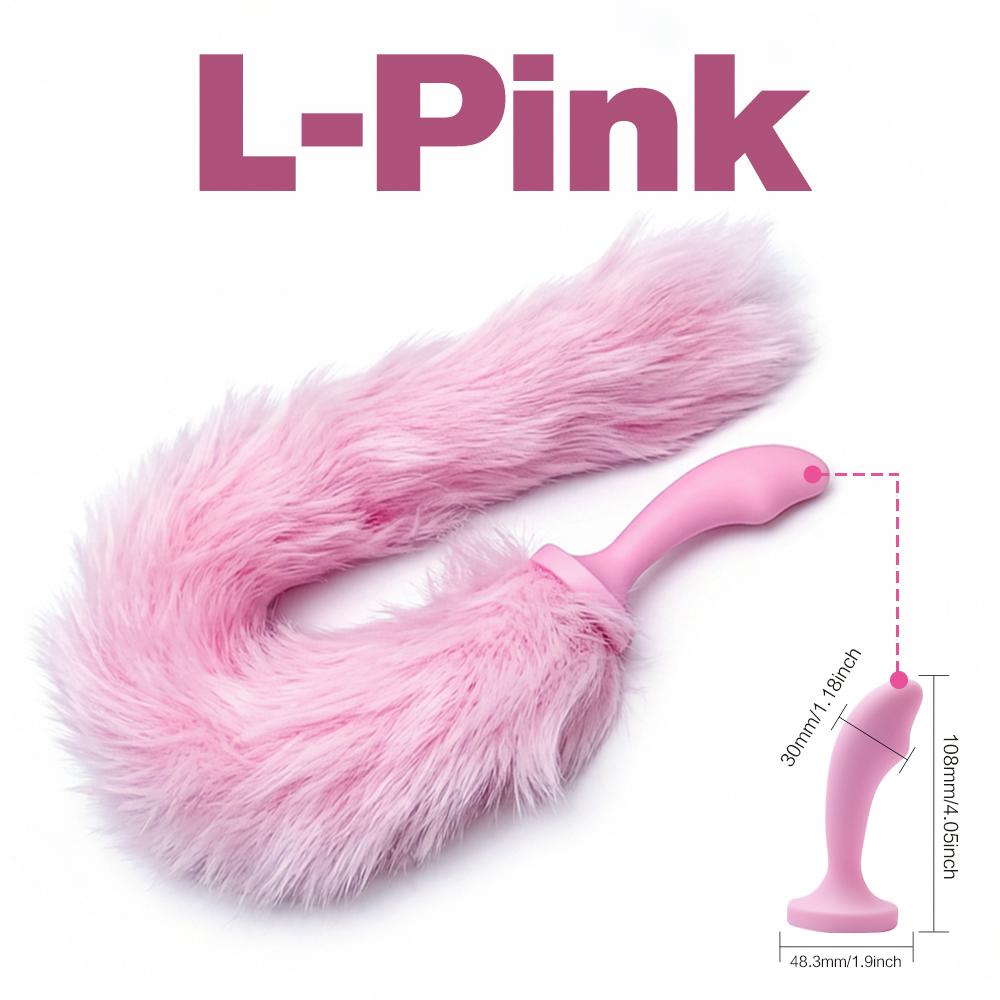 Sexy Fox Tail Anal Plug Cute Tail Silica Gel Easy Cleaning soft comfortable portable for Beginner Couple Toy great gift