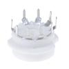1 Pcs Gold Plated 9Pin Pcb Ceramic Tube Socket Valve Base For 12Ax7 12Au7 Ecc8383
