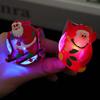 Christmas Glowing Snap Bracelet Father Christmas Sparkling Wristband Santa Claus Luminous Clap Bracelets Festival Carnival Prop