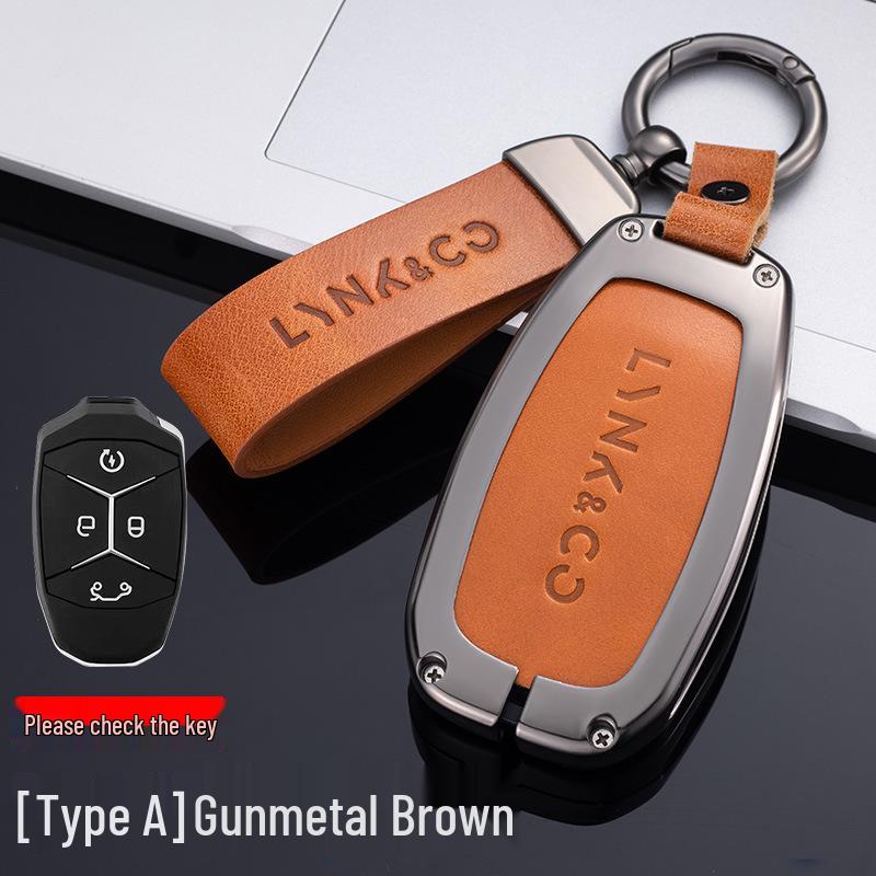 Lynk&Co 03/03+ Key Case for 01PHEV/05/06 High-End Versions - Protective Car Key Shell Modification