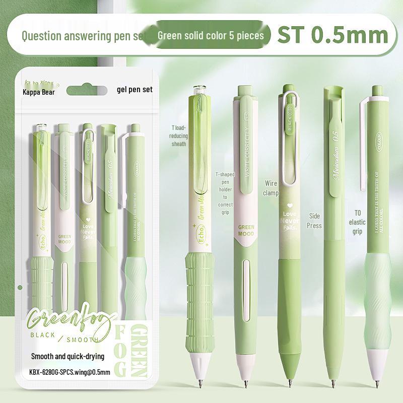 High-Quality Quick-Dry Student Push-Button Pen for Note-Taking & Signing