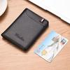 Ultra-Thin Men's Vertical Wallet: Leather Mini Coin Purse & Anti-Demagnetization Card Holder