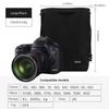 Adjustable Strap Camera Storage Bag Inner Bag Dustproof DSLR Drawstring Bag Handbag Velvet Lining Lens Protective Case Gadget