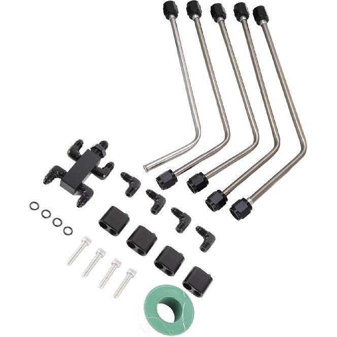 LS Coolant Crossover Steam Vent Kit for LS1 LS3 LS6 LS7 Engines, Complete Stainless Steel LS Steam Port Kit, Coolant Crossover Replacement Kit