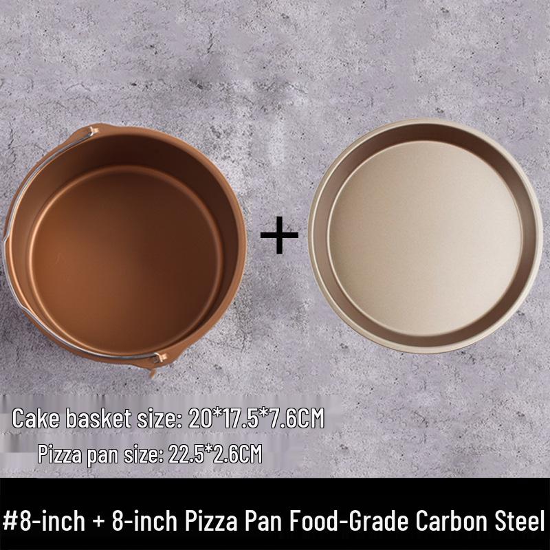 Universal Non-Stick High-Temperature Cake Mold for Air Fryers (6-8 Inch)