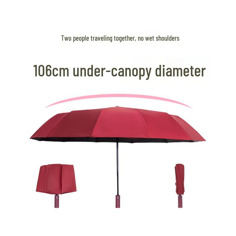 Guarda-chuva de Sol UV de Vinil - Guarda-sol de Dobra Automática para Todo o Tempo com Proteção Solar