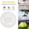 Lampade a sospensione solari per esterni Decorazioni per lampadari a doppia testa a luce LED impermeabile con telecomando per stalla interna