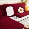 Four-season Model Jacquard Leaves Solid Colour Full Package Non-slip Sofa Cushion Colour Blocking Fashion Simple Modern Sofa Cover