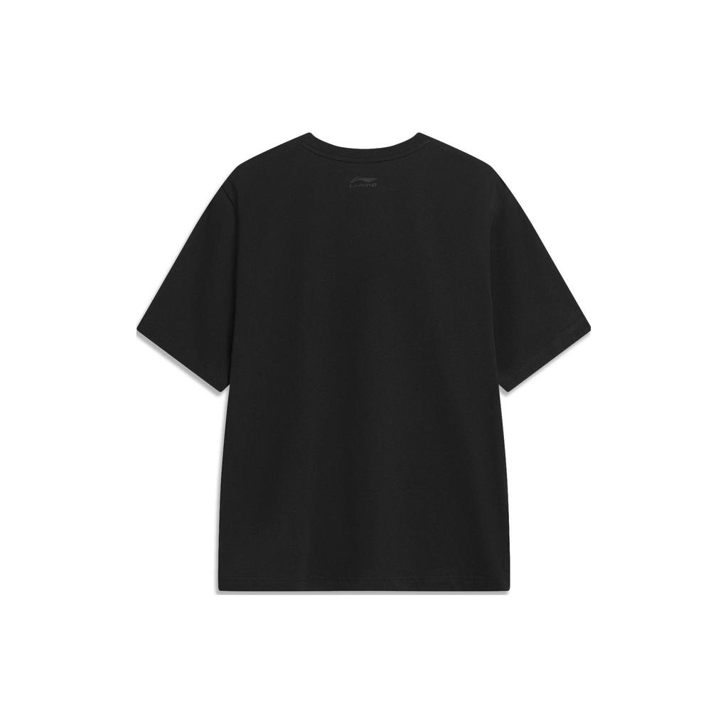 Li Ning Sports Fashion Collection T Shirt Unisex Black AHSSF51-3