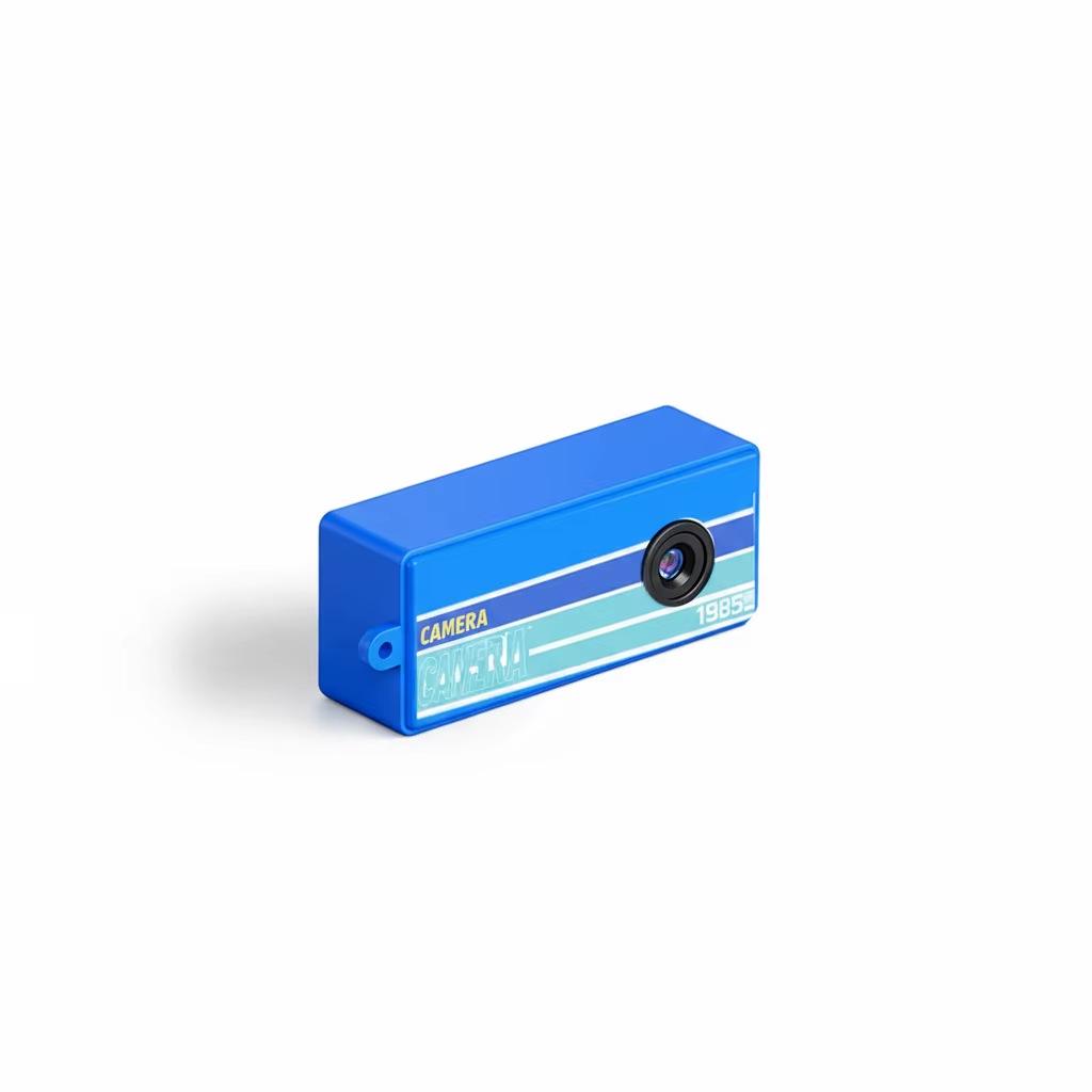 Retro Mini Keychain Camera: 1080P HD, Screen, Portable Thumb Toy