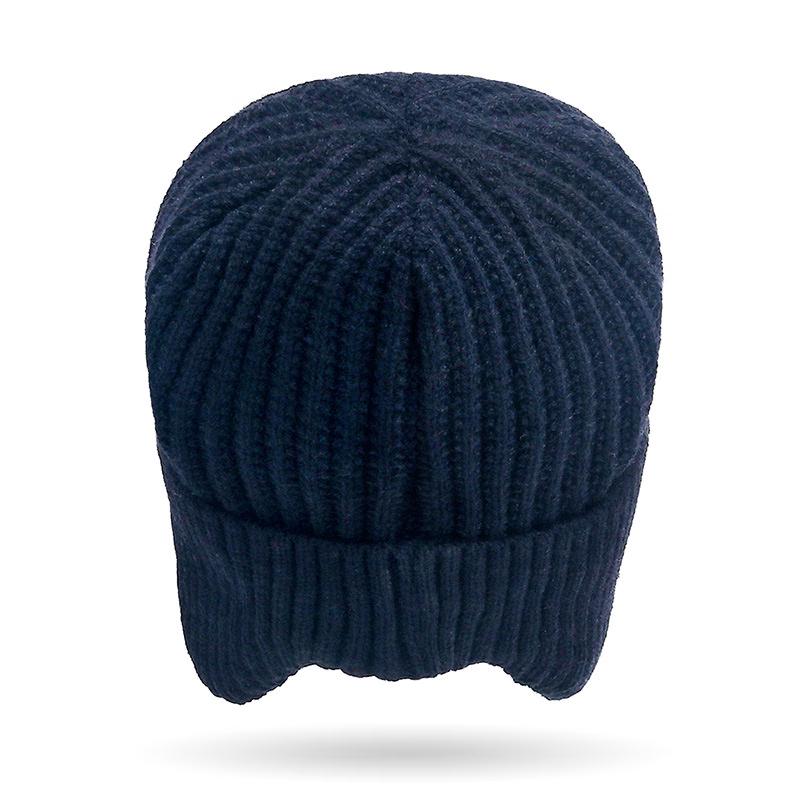 ZHENYUEQI Unisex Fleece-Lined Knitted Hat & Neck Warmer Set