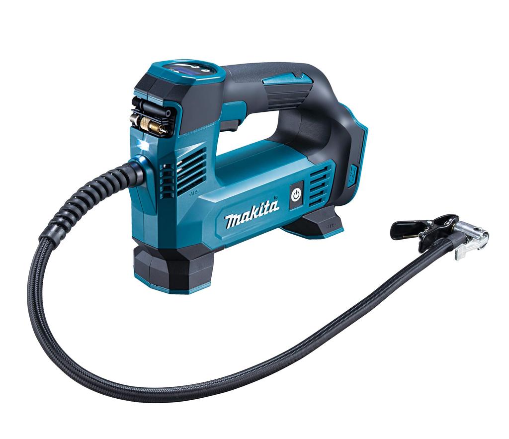 Makita Rechargeable Air Pump 18V with Valve Ball Float Valve Battery Charger Sold Separately MP180DZ Blue US/UK/French &