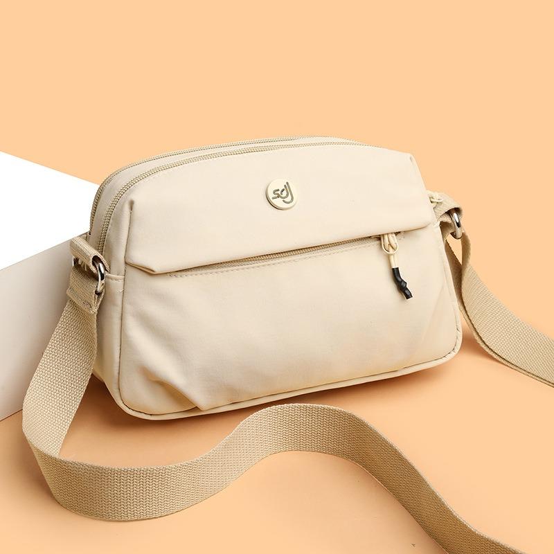 Summer New Fashion Women's Messenger Bag Multi-layer Shoulder Backpack Mobile Phone Bag Oxford Cloth Women's Nylon Bag