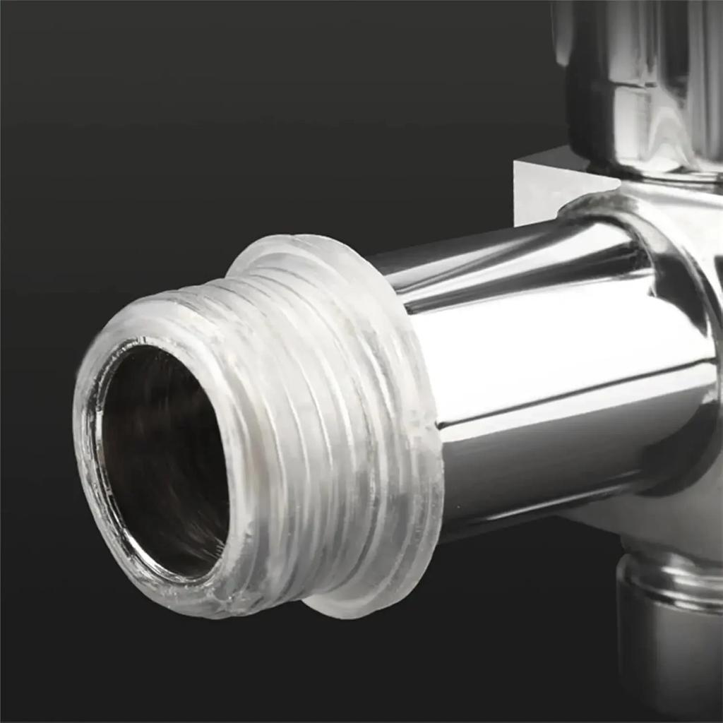 Faucet Leak-proof Sealing Gasket Silicone Sealed Washer Ring for Triangle Valve Rubber Pipe Hose Prevent Dripping Leakage Plug
